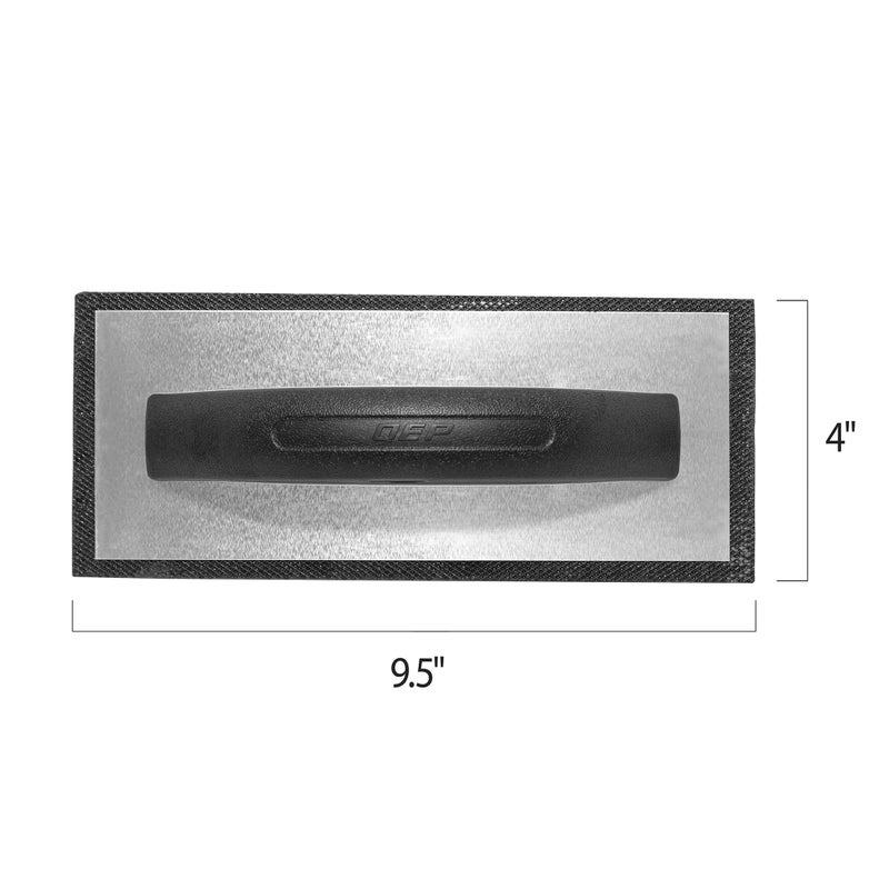 QEP 4 in. x 9.5 in. Molded Rubber Grout Float with Non-Stick Gum Rubber, Black - Image 5